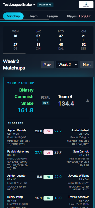Weekly Battle Report